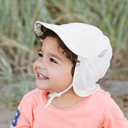 כובע תינוק רך | כובע דש צוואר כותנה לילדים קטנים
